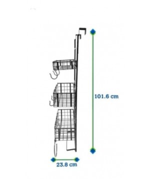 ORGANIZADOR PARA PUERTA 4 CANASTAS