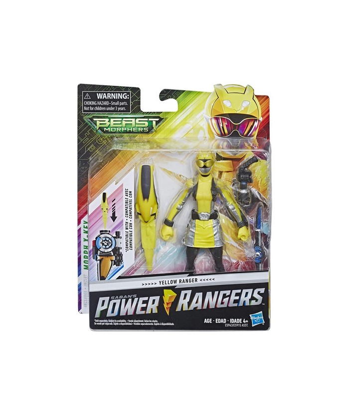 Power Rangers Yellow Ranger Beast Morphers Ranger Amarillo